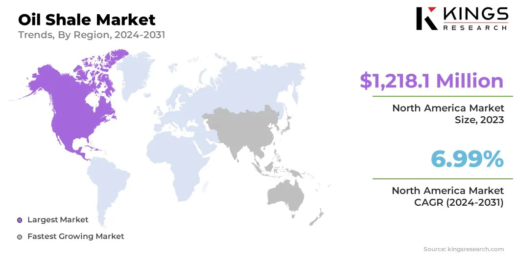 Oil Shale Market Size & Share, By Region, 2024-2031